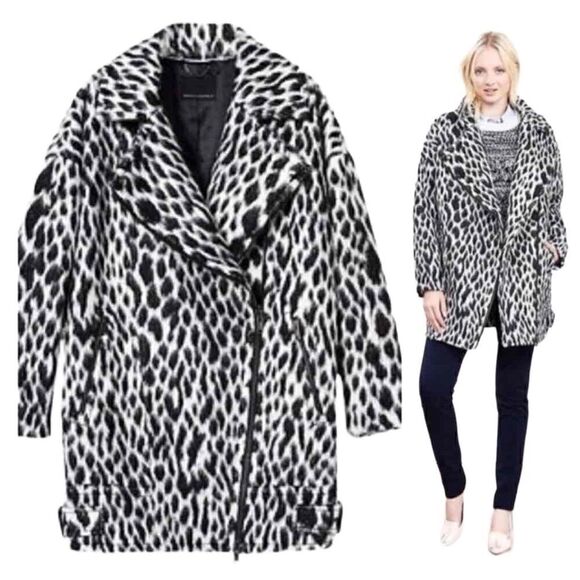 Banana Republic Jackets & Blazers - Banana Republic coat cocoon moto oversized jacket alpaca wool blend size XS